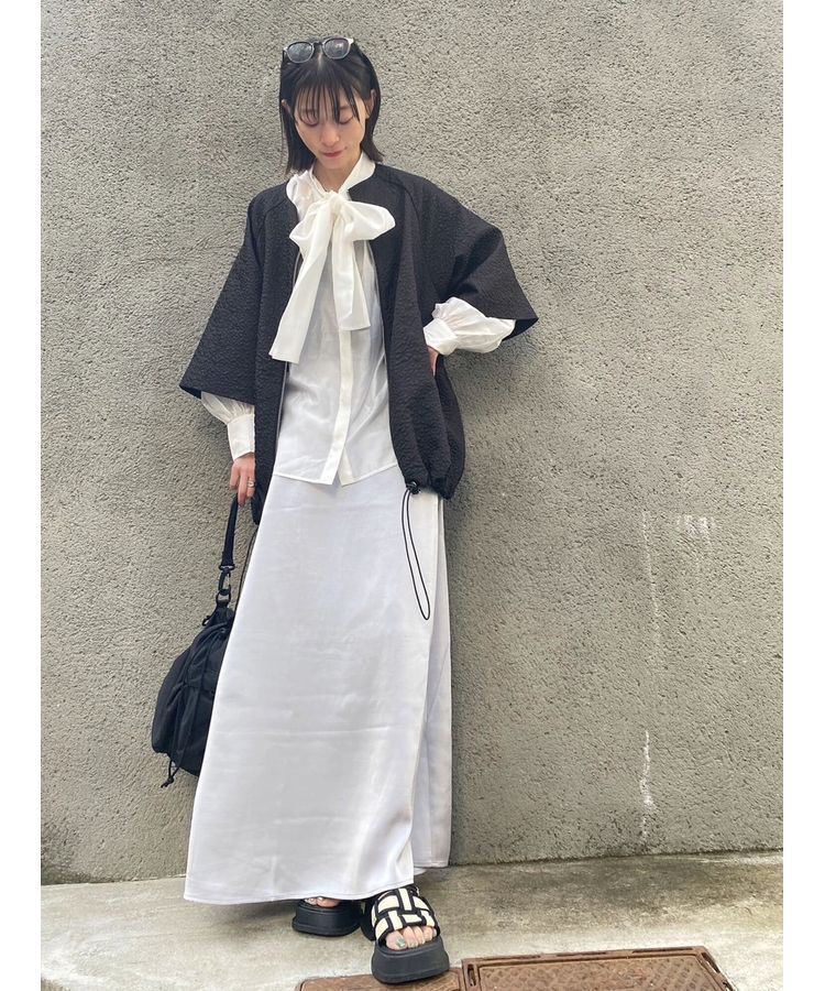 AnriettMusee「シアーボウタイブラウス」|シャツ・ブラウス|