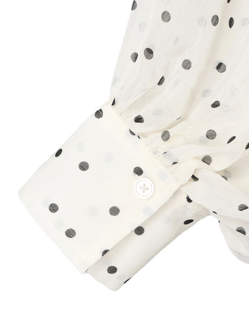 AnriettMusee「シアーボウタイブラウス」|シャツ・ブラウス|