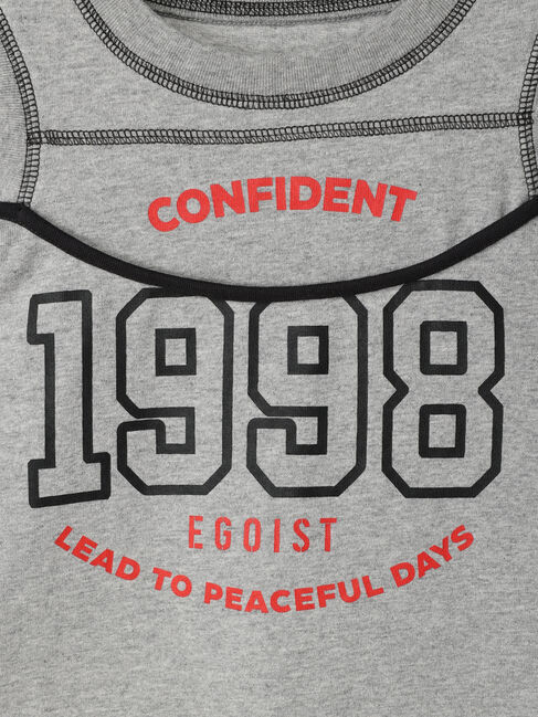 Green Parks「EGOIST　肩開きロゴ長袖プルオーバー」|Tシャツ・カットソー|