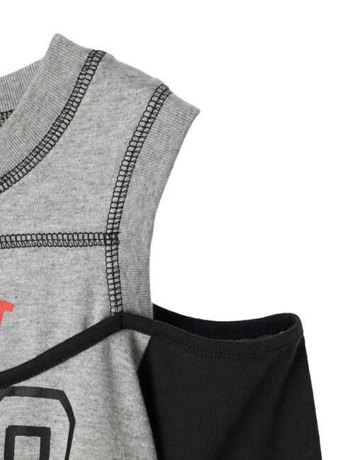 Green Parks「EGOIST　肩開きロゴ長袖プルオーバー」|Tシャツ・カットソー|