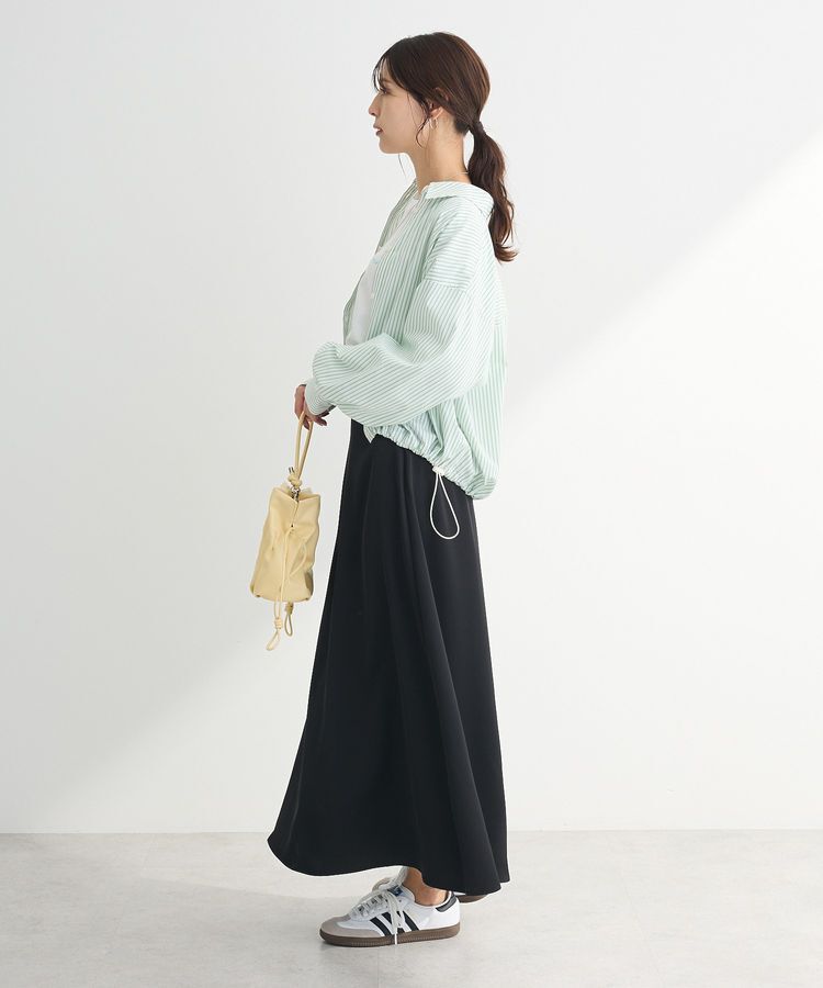 Green Parks「イージーケア裾ドロストシャツ」|シャツ・ブラウス|