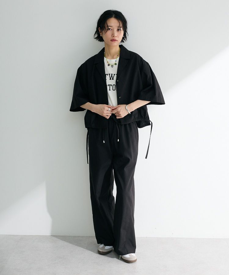 Green Parks「綿麻混イージーワイドパンツ」|その他|