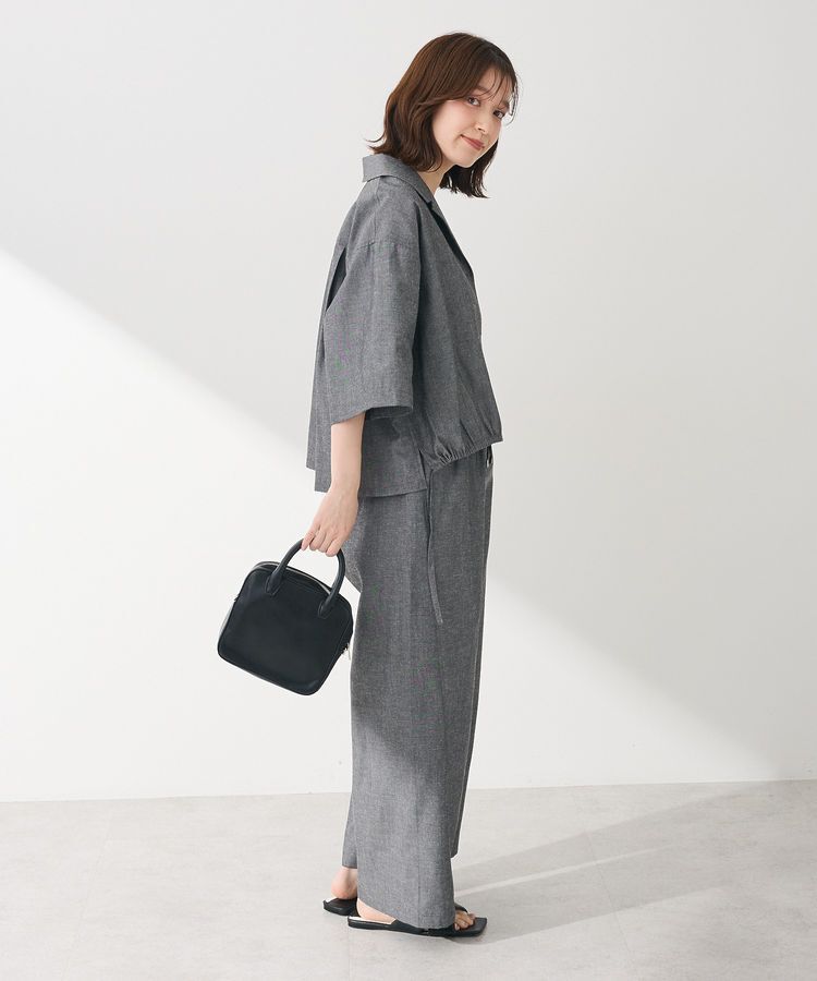 Green Parks「綿麻混イージーワイドパンツ」|その他|