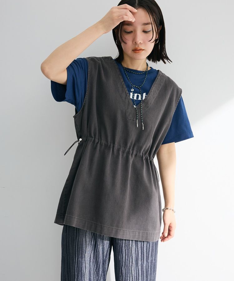 Green Parks「ピグメントドロストベスト」|ベスト・ジレ|