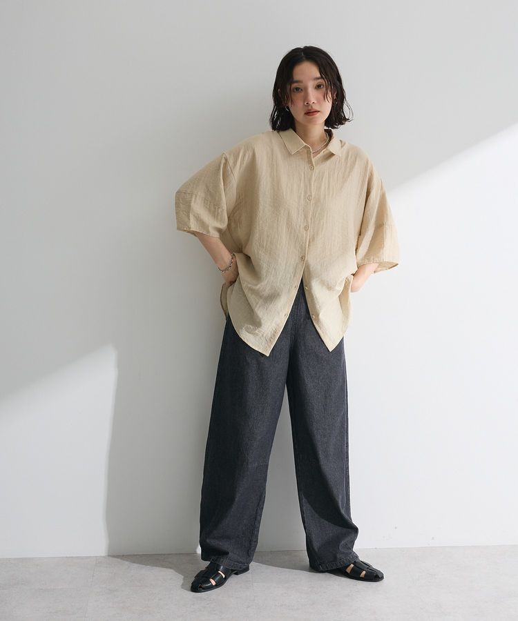 Green Parks「・ELENCARE DUEシアーボリュームスリーブシャツ」|シャツ・ブラウス|