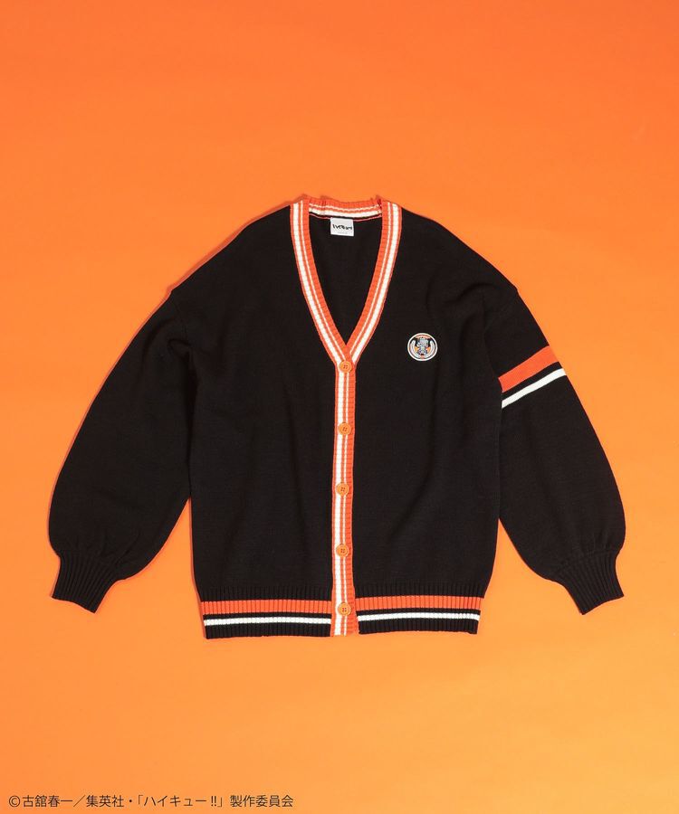 Green Parks「ハイキュー!! ラインカーディガン」|カーディガン|Black