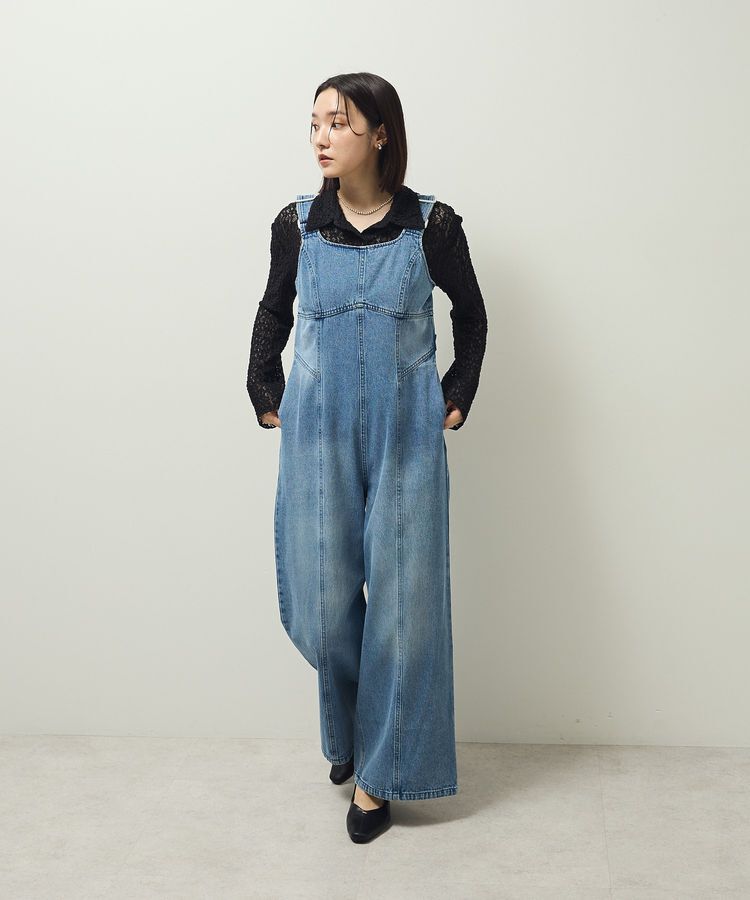 Green Parks「・SUGAR SPOON デニムコルセットオールインワン」|オールインワン|
