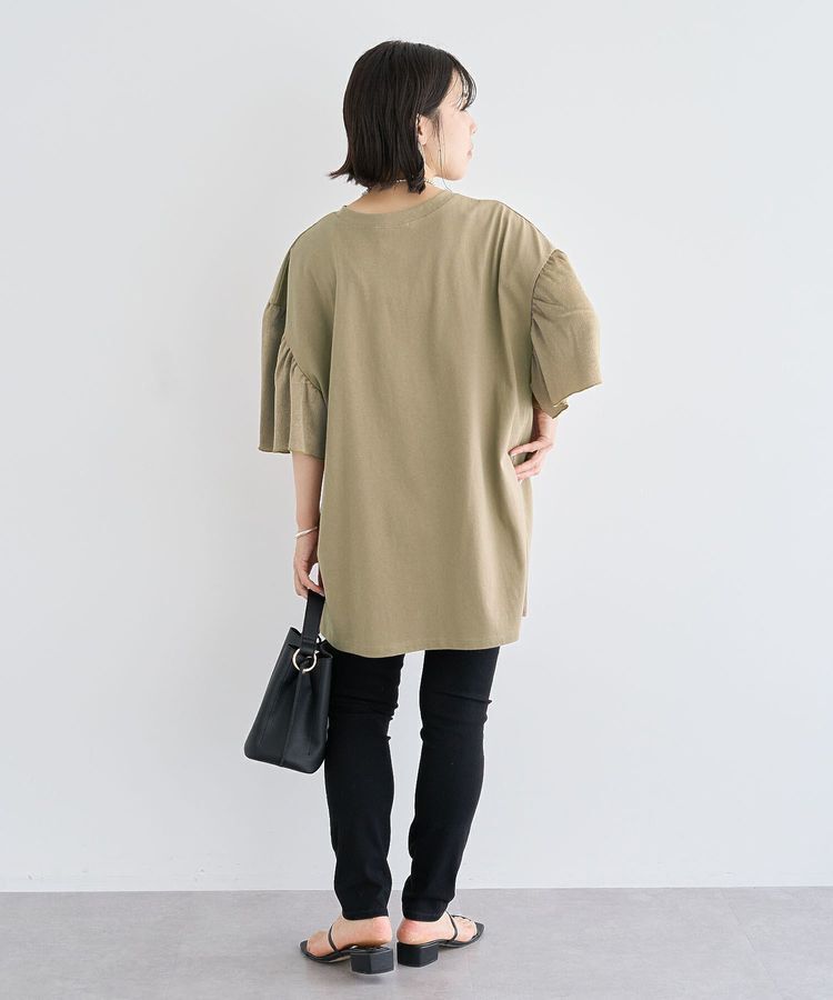 Green Parks「袖サテンドッキングチュニック」|チュニック|