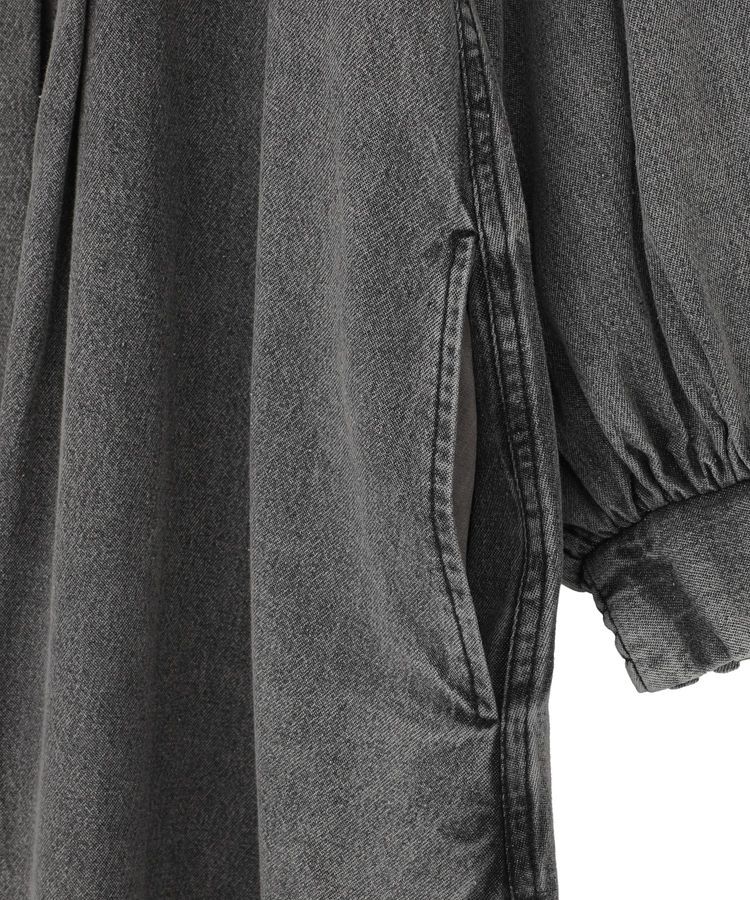 Green Parks「■ESCAR デニムラッフルカラーワンピース」|ワンピース|