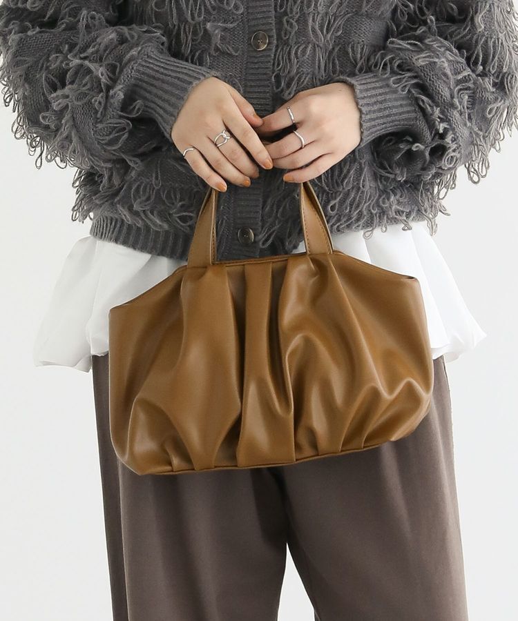 armonia「andmikka.タック2WAYボストンバッグ」|ショルダー・メッセンジャー|Mustard