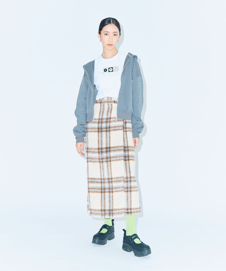 Green Parks「■WITH KURUMI NAKATA フラワーフロッキーロンT」|Tシャツ・カットソー|