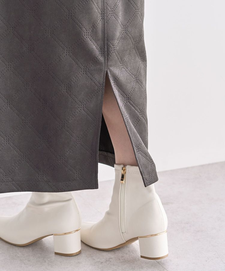 Green Parks「・ELENCARE DUE エンボスナロースカート」|タイト|