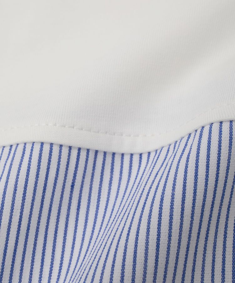 Green Parks「裾ドッキングホワイトインナー」|Tシャツ・カットソー|