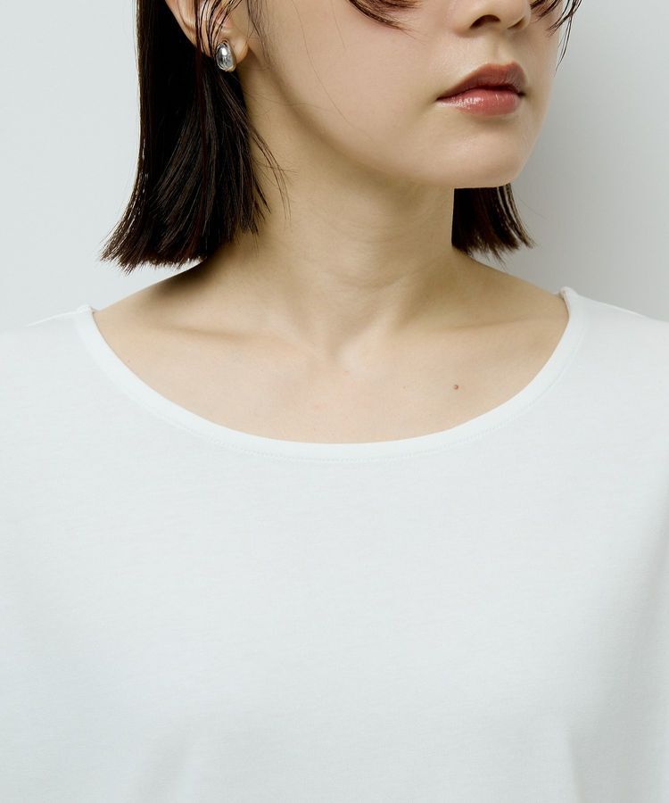 Green Parks「裾ドッキングホワイトインナー」|Tシャツ・カットソー|