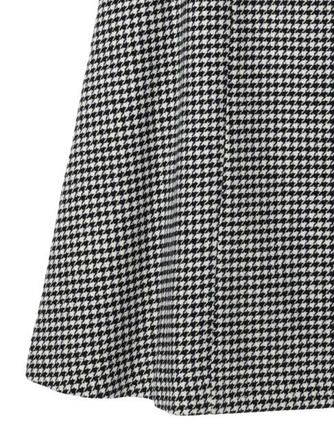 YECCA VECCA「千鳥柄Aラインロングスカート」|スカート|