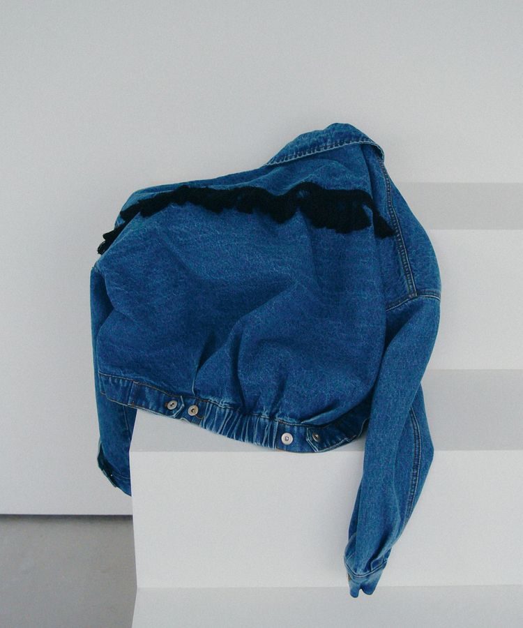 Editt by YECCA VECCA「フリンジデニムジャケット」|テーラードジャケット|