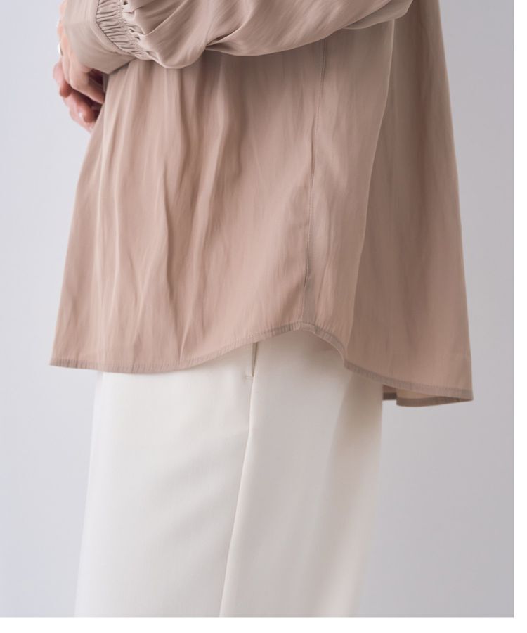 YECCA VECCA「ギャザーブラウス」|シャツ・ブラウス|