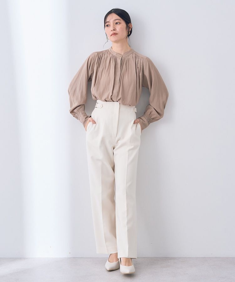 YECCA VECCA「ギャザーブラウス」|シャツ・ブラウス|