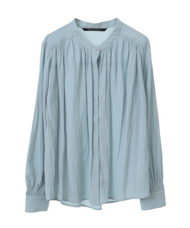 YECCA VECCA「ギャザーブラウス」|シャツ・ブラウス|