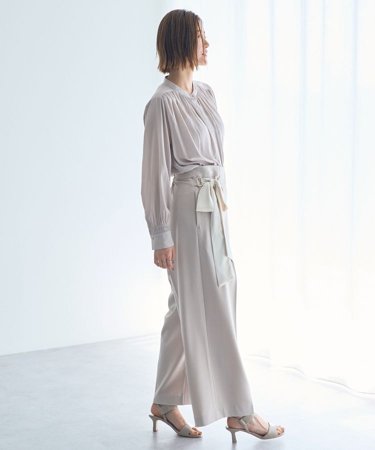 YECCA VECCA「ギャザーブラウス」|シャツ・ブラウス|