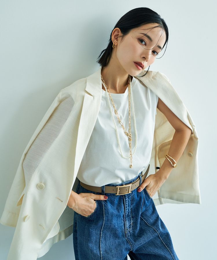 YECCA VECCA「ゴールドバックルベルト」|ベルト|