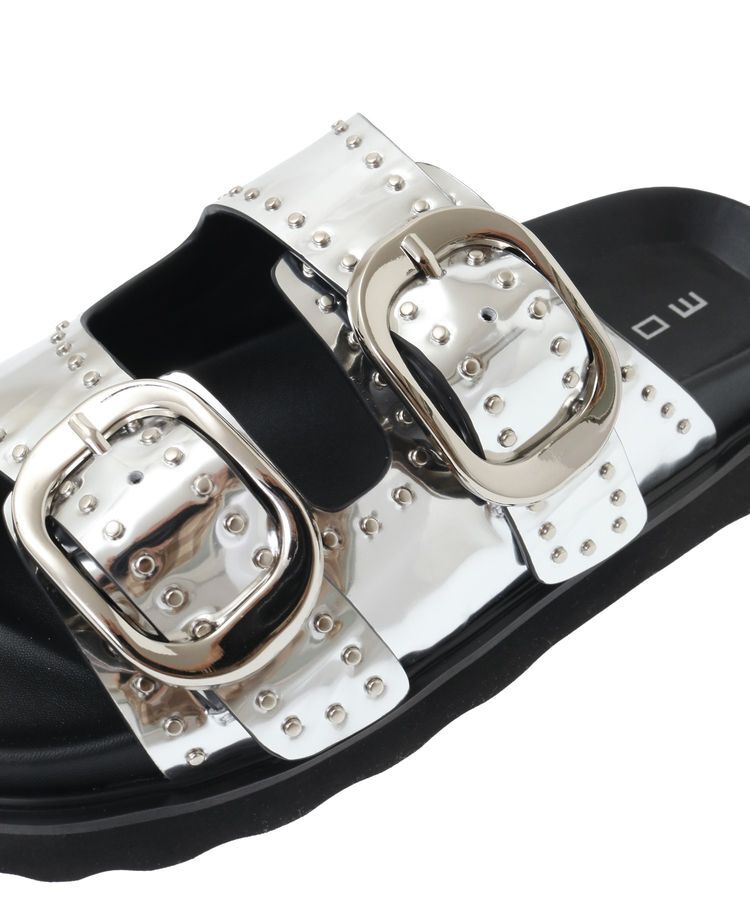 YECCA VECCA「【MOHI】メタルスタッズサンダル」|サンダル|