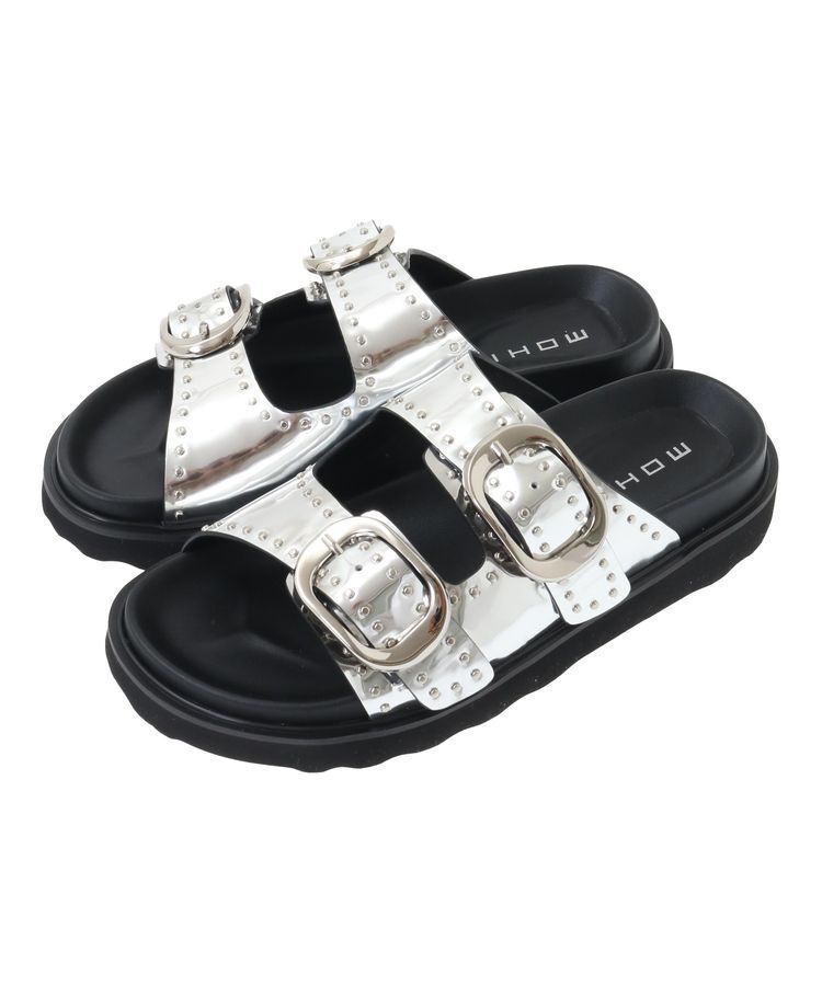 YECCA VECCA「【MOHI】メタルスタッズサンダル」|サンダル|