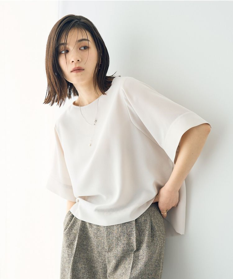 YECCA VECCA「淡水パールスライドラリエット」|ネックレス|