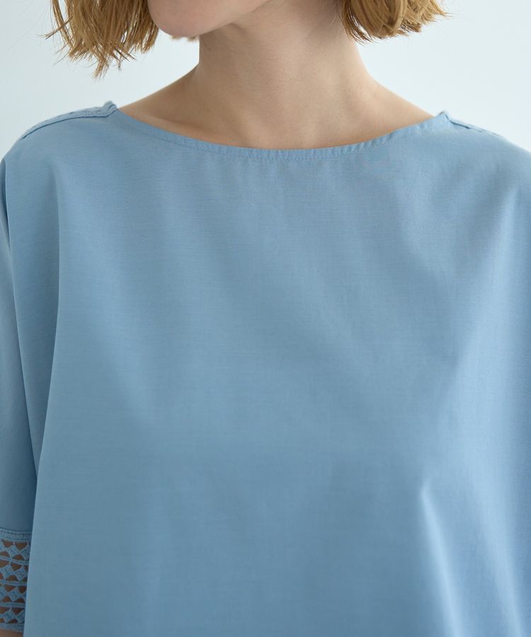 YECCA VECCA「レースMIXドルマンブラウス」|シャツ・ブラウス|