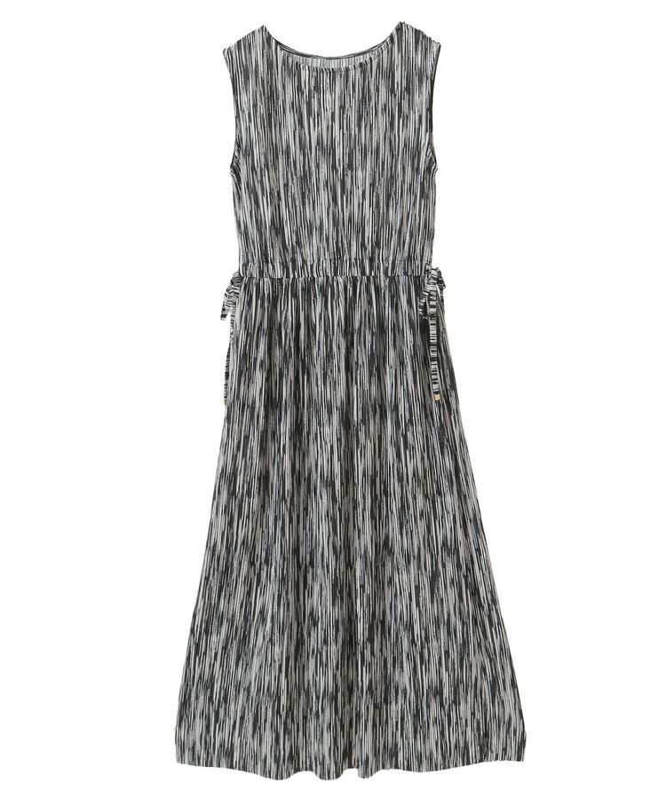 YECCA VECCA「ランダムアート柄プリーツワンピース」|ワンピース|