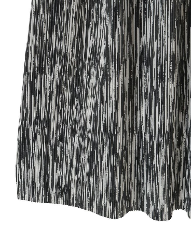 YECCA VECCA「ランダムアート柄プリーツワンピース」|ワンピース|