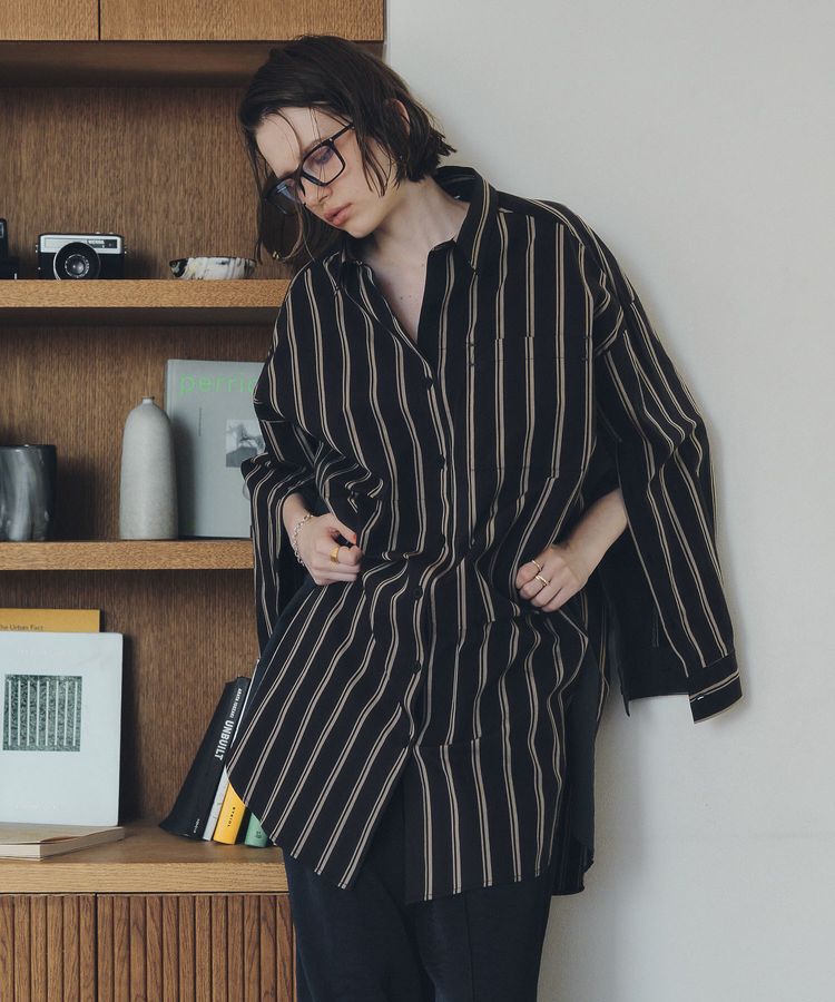 Editt by YECCA VECCA「2way袖デザインロングシャツ」|シャツ・ブラウス|