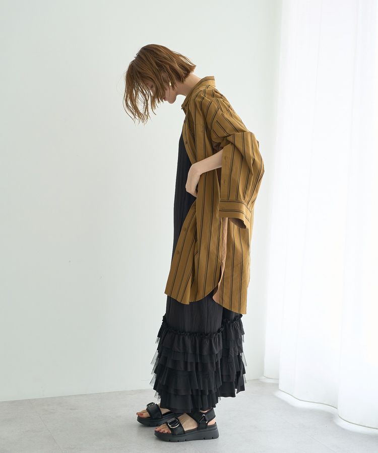 Editt by YECCA VECCA「2way袖デザインロングシャツ」|シャツ・ブラウス|