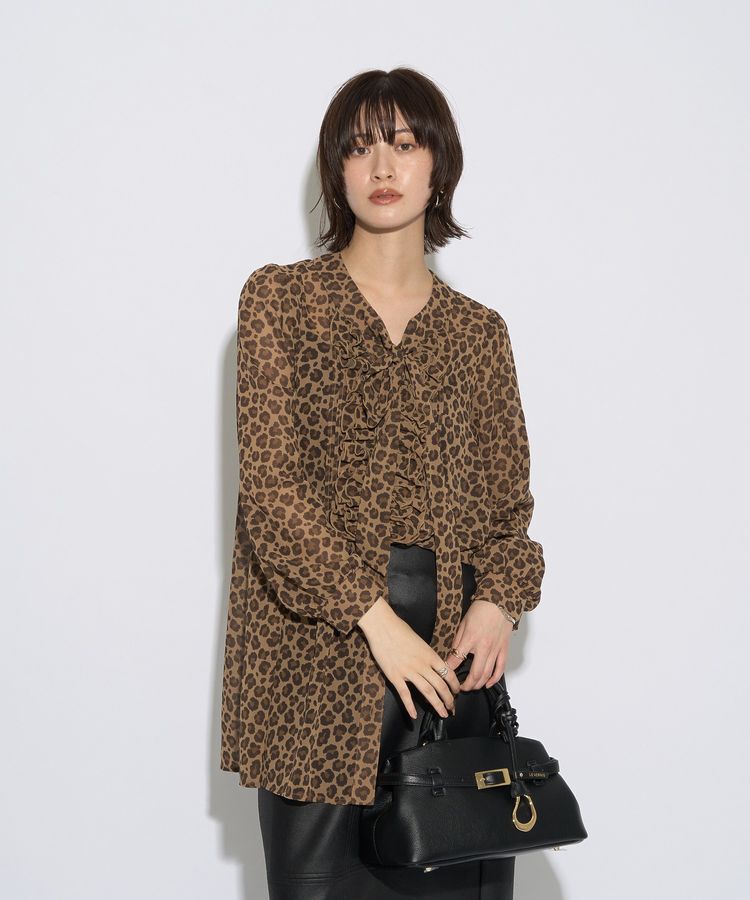 YECCA VECCA「【archive】フリルボウタイブラウス」|シャツ・ブラウス|