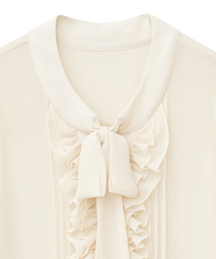 YECCA VECCA「【archive】フリルボウタイブラウス」|シャツ・ブラウス|