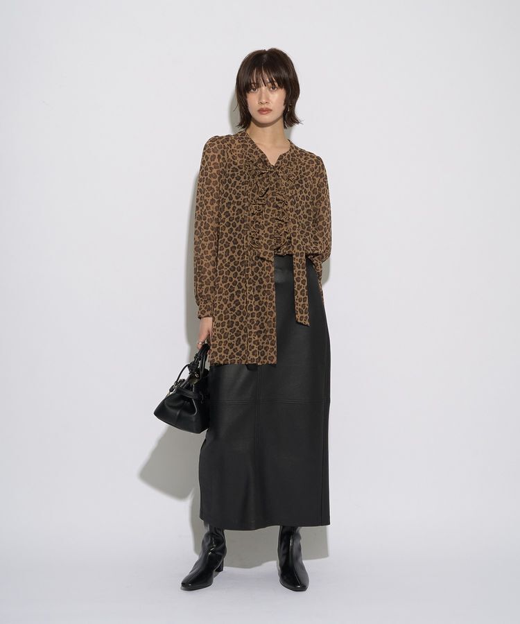 YECCA VECCA「【archive】フリルボウタイブラウス」|シャツ・ブラウス|