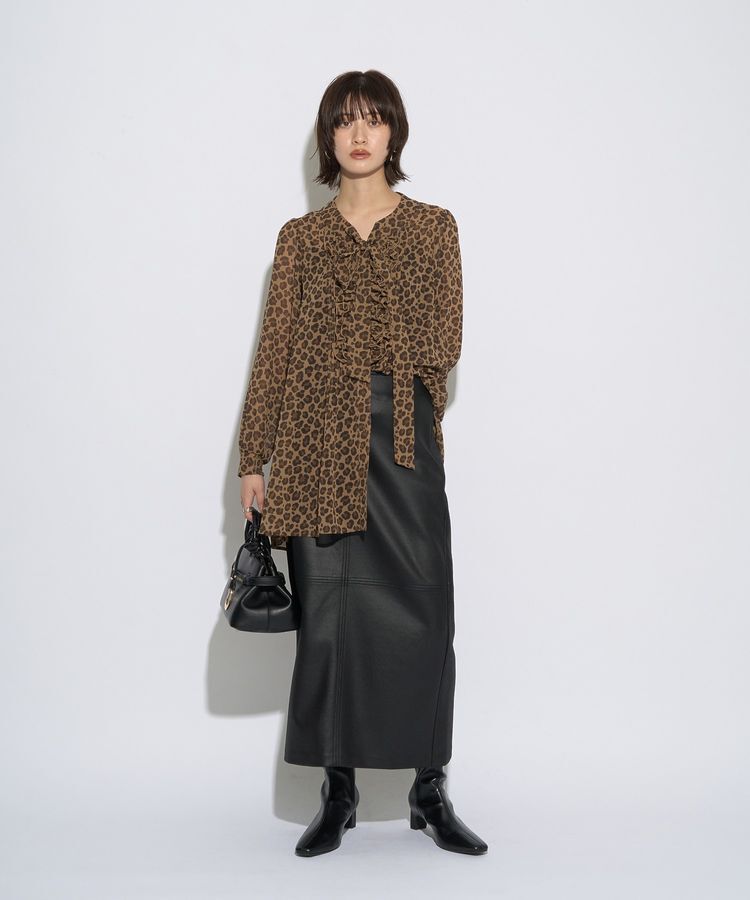 YECCA VECCA「【archive】フリルボウタイブラウス」|シャツ・ブラウス|