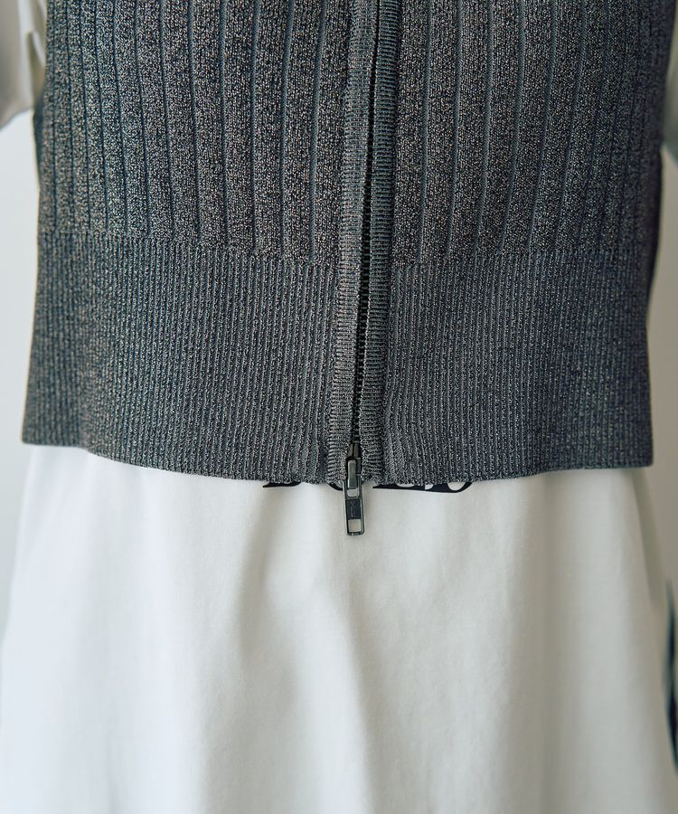 YECCA VECCA「ZIPニットビスチェ」|ニット・セーター|