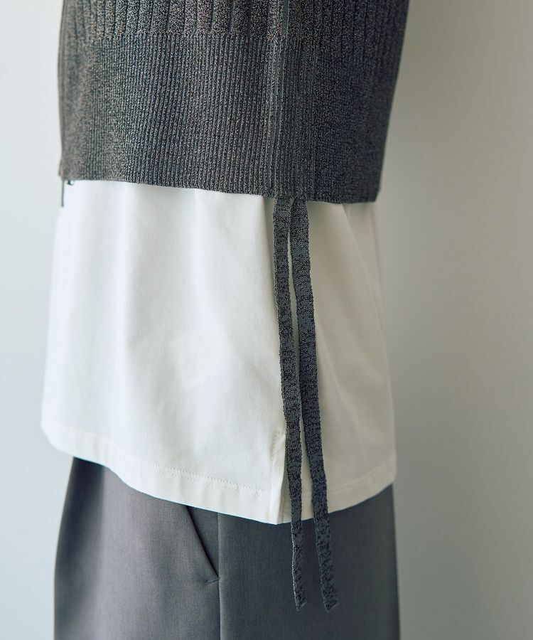 YECCA VECCA「ZIPニットビスチェ」|ニット・セーター|