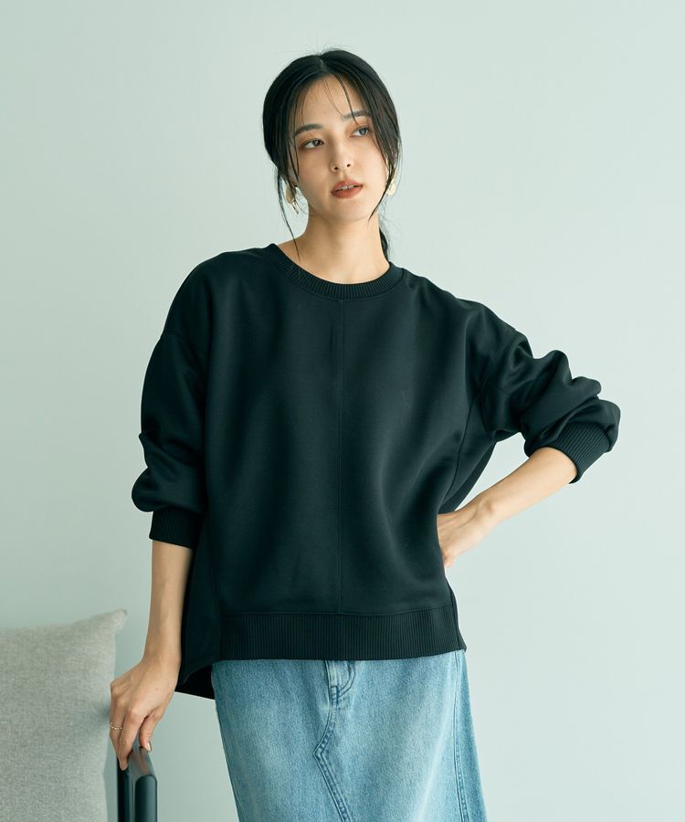 YECCA VECCA「切替プルオーバー」|Tシャツ・カットソー|Black