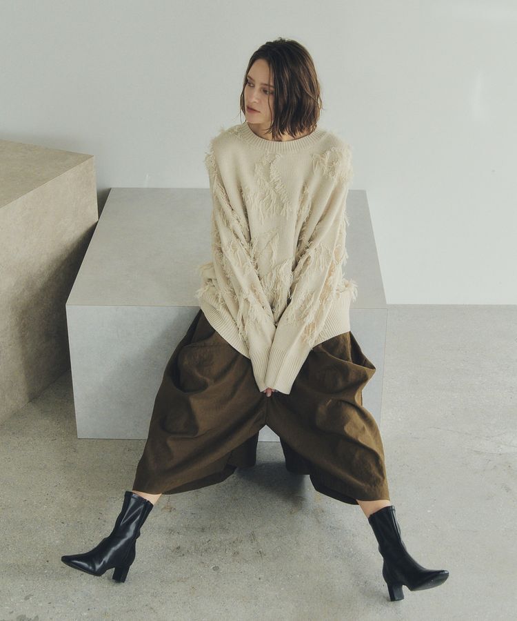 Editt by YECCA VECCA「コクーンデザインワイドパンツ」|その他|