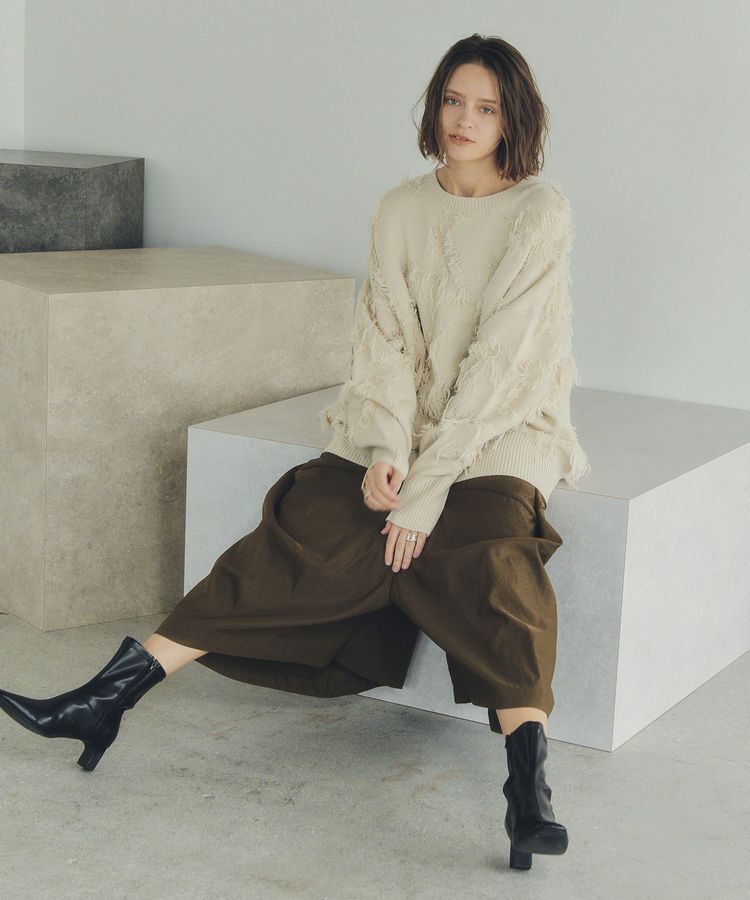 Editt by YECCA VECCA「コクーンデザインワイドパンツ」|その他|