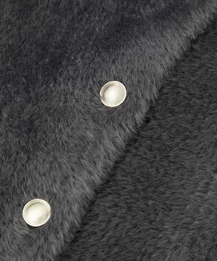 YECCA VECCA「金釦ジャケットライクニットカーディガン」|カーディガン|