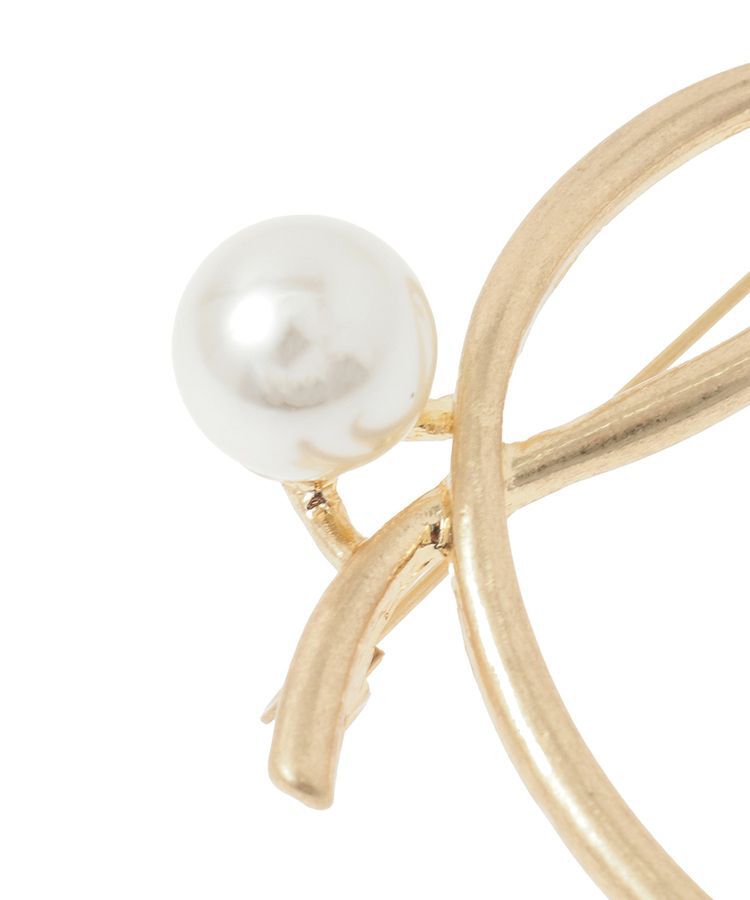 YECCA VECCA「ニュアンスラインパールブローチ」|その他|