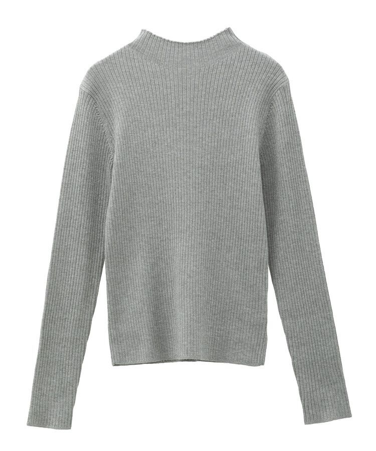 YECCA VECCA「ラメ混ハイネックリブニット」|ニット・セーター|