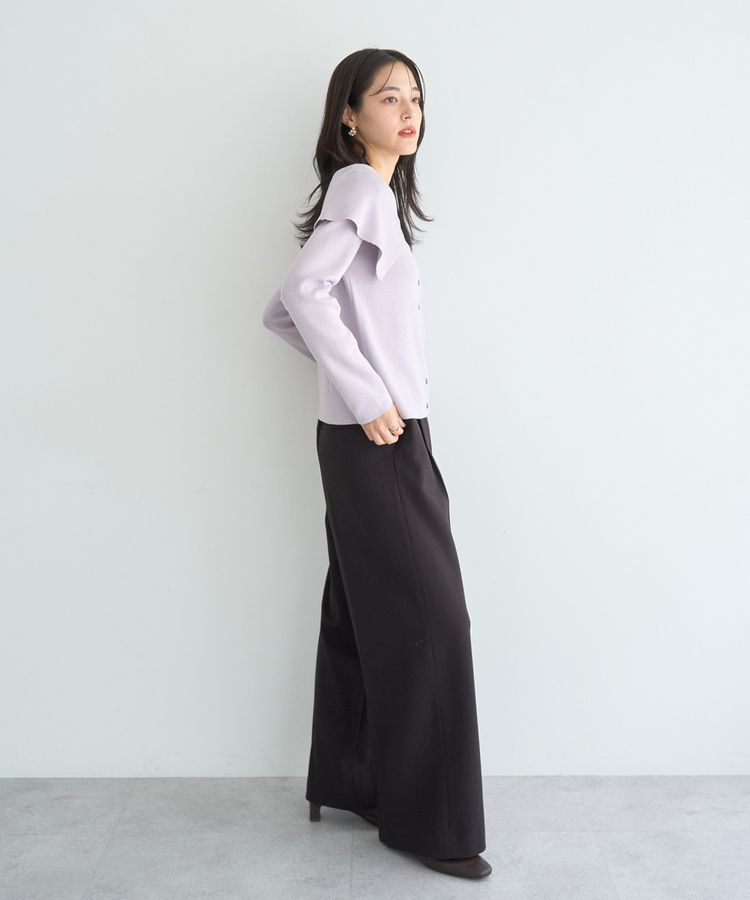 YECCA VECCA「2wayオフショルカラーカーディガン」|カーディガン|