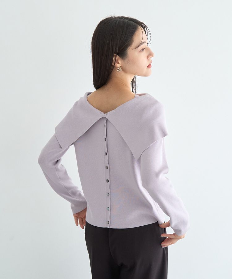 YECCA VECCA「2wayオフショルカラーカーディガン」|カーディガン|