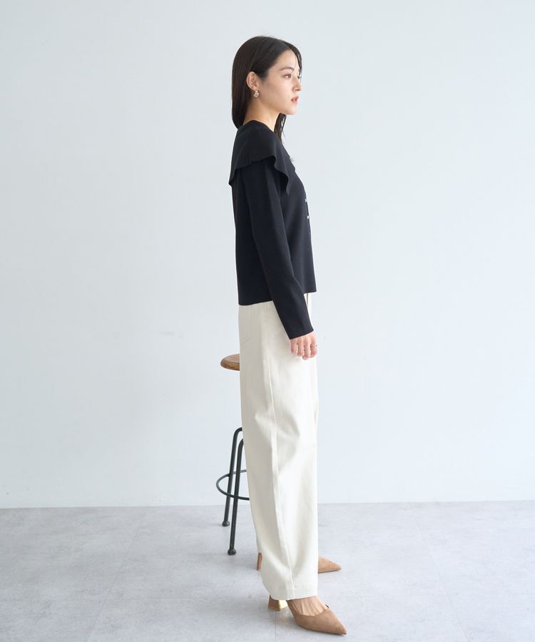 YECCA VECCA「2wayオフショルカラーカーディガン」|カーディガン|