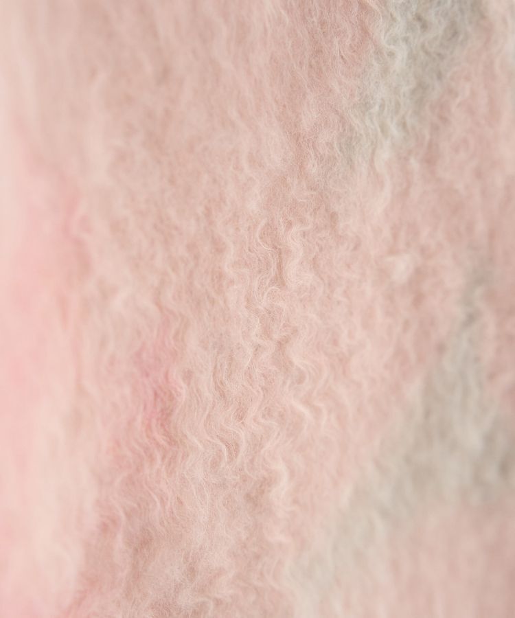 YECCA VECCA「フラワー柄シャギーニット」|ニット・セーター|