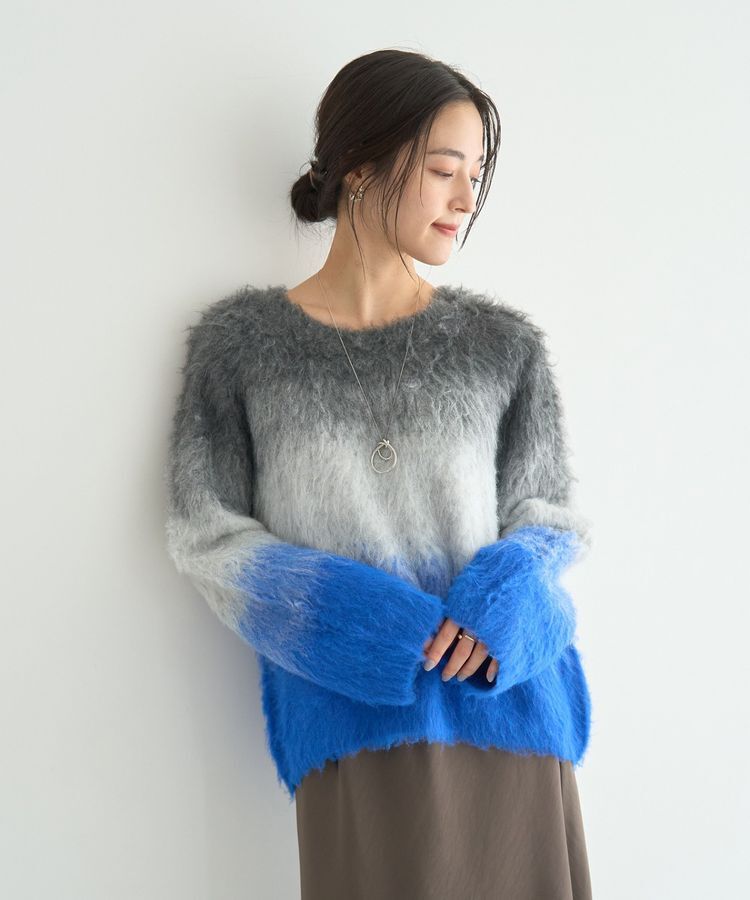 YECCA VECCA「グラデーションシャギーニット」|ニット・セーター|